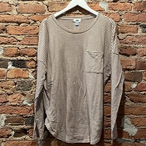 Old navy white and red striped sweater